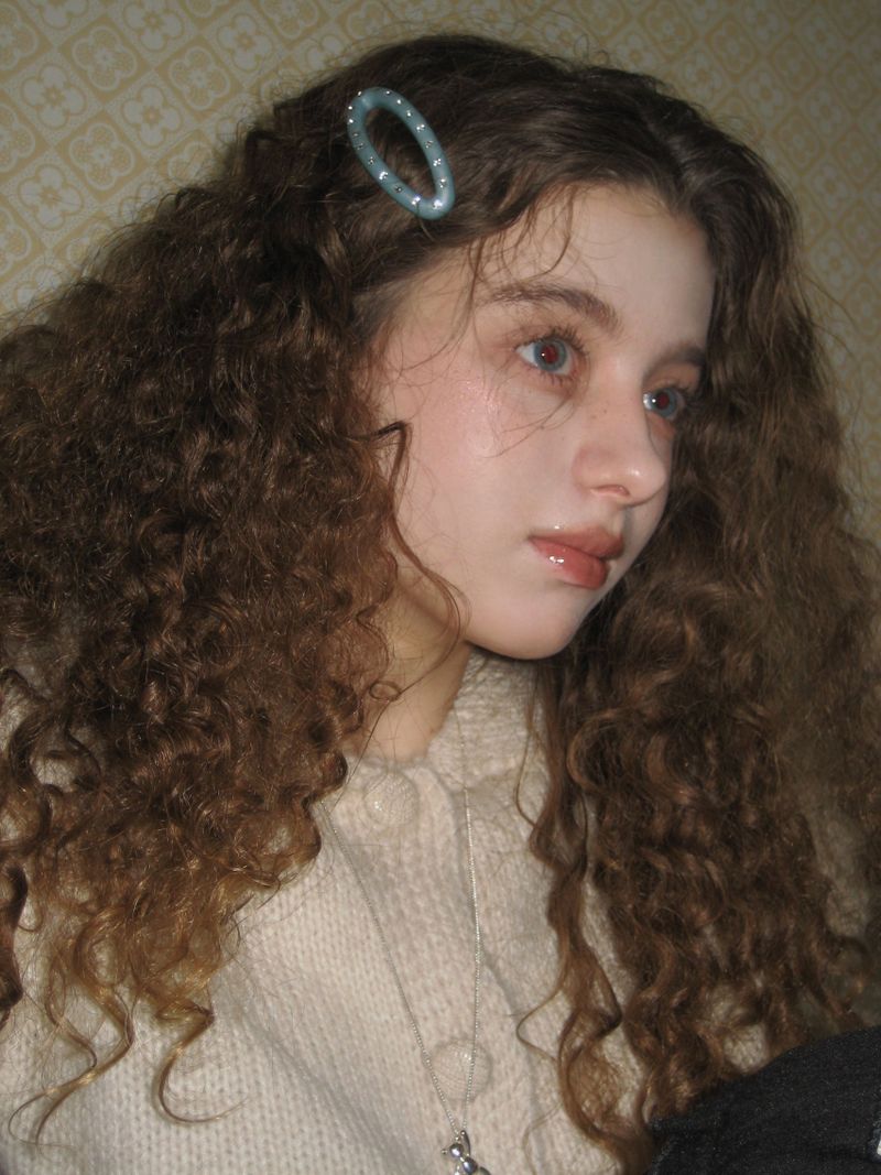 Dazzle cubic hair pin (Mint)
