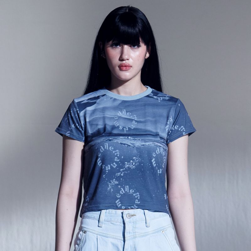 DILETTANTISME（ディレッタンティズム）の「WATER GRAPHIC CROP T-SHIRTS（Tops）」