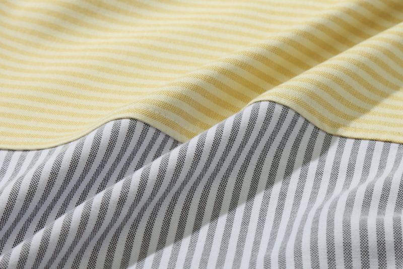 COLOR MIXED COTTON SHIRT_NAVY