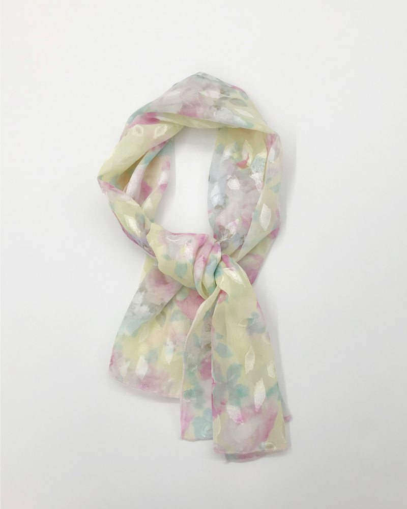 Misty Bloom scarf (2color)