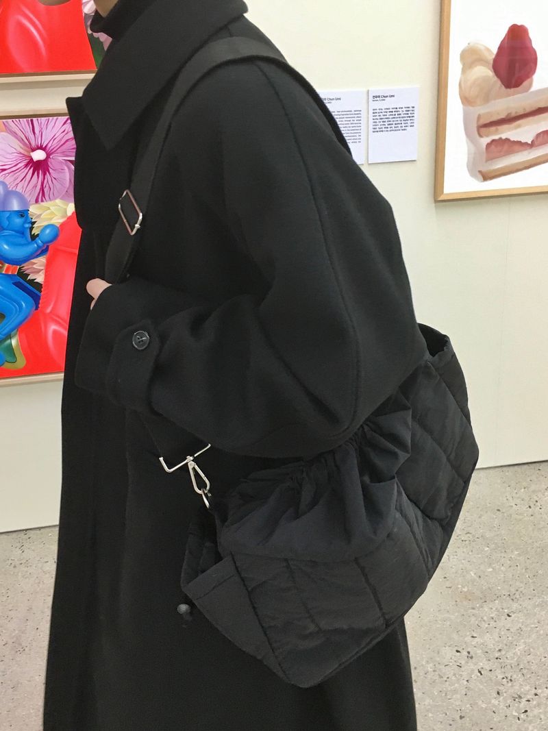 Aon Square Quilted Crossbody Bag 2C