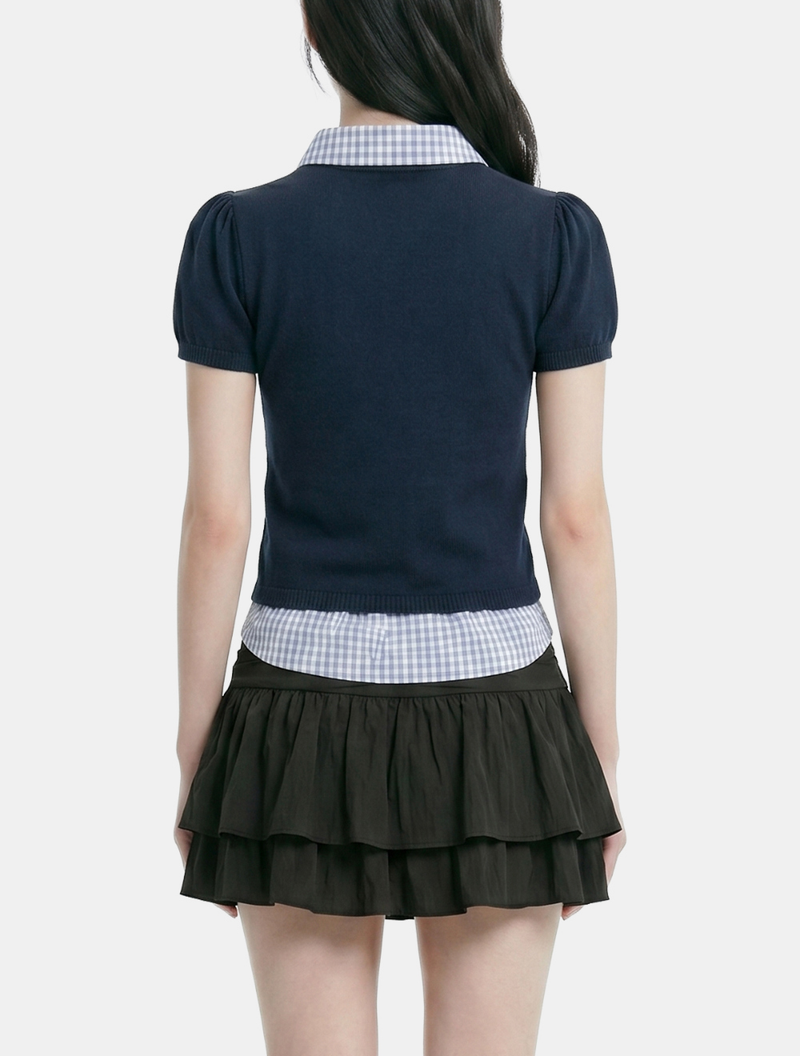 Sena Check Shirt Knit To