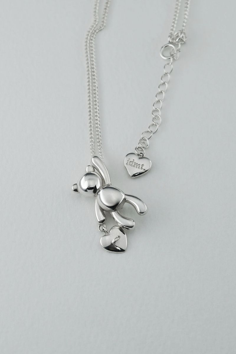 [925Silver] Bear hug necklace