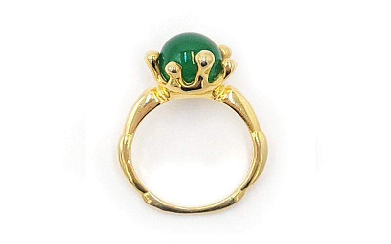 MELTING RING 2 (green onxy)