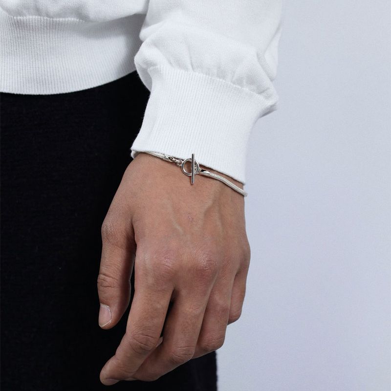 studio HAE(スタジオヘ)の「【MADE】 Men's thick line bracelet(Accessories)」