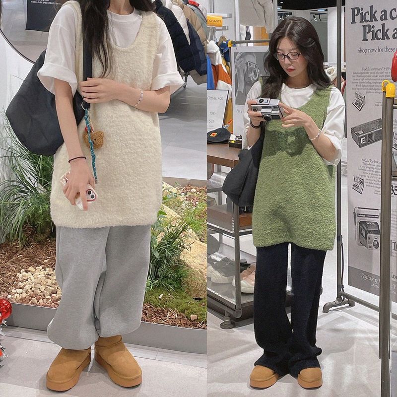 natural mind（ナチュラル マインド）の「Boni layered knit dress（Dresses）」