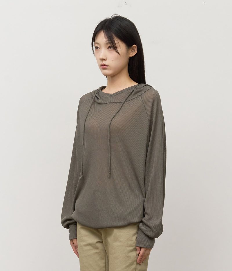 HIFIFNK（ハイファイファンク）の「(W) Seal Sheer Hooded Top（Tops）」