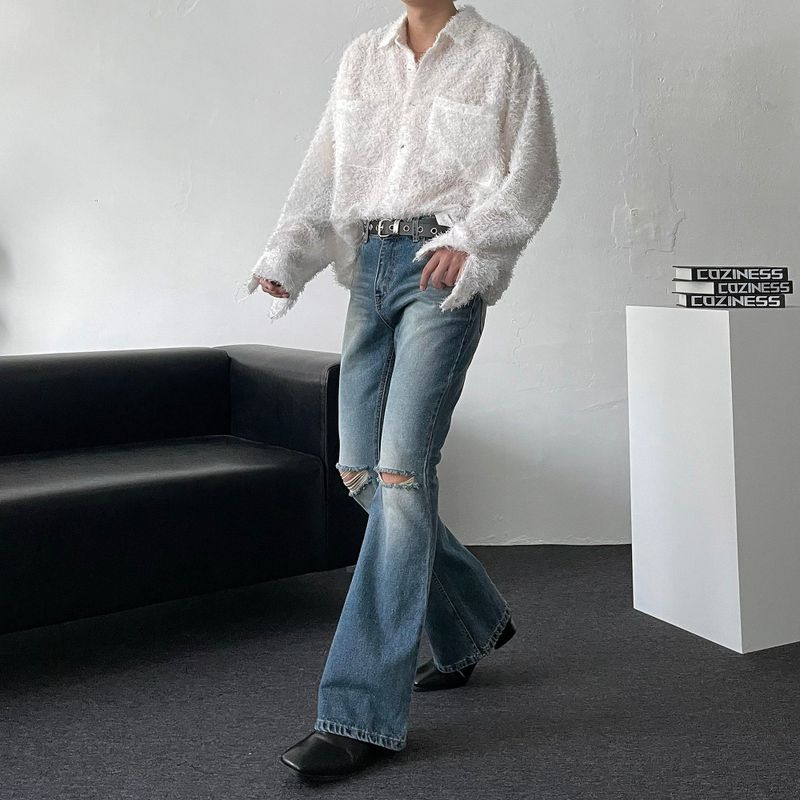 CR Adele Mohair Cropped Shirt (2 colors)