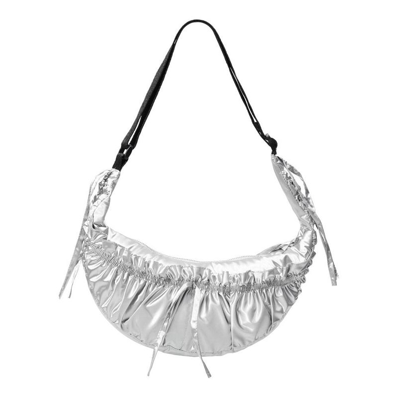 Don't Ask My Plan (DAMP)（ドントアスクマイプラン）の「2WAY SHIRRING MAY LILY BAG_SILVER（Bags）」