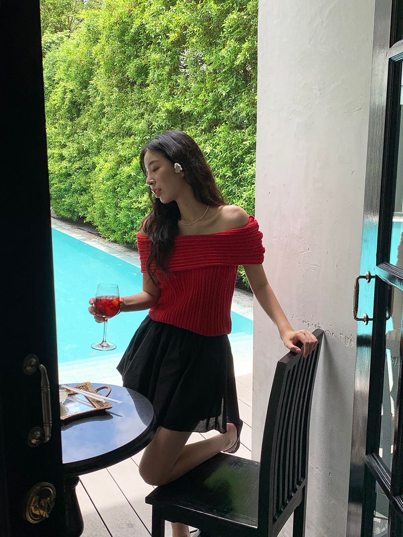 [MADE] SAYLIN PINTUCK MINI SKIRT