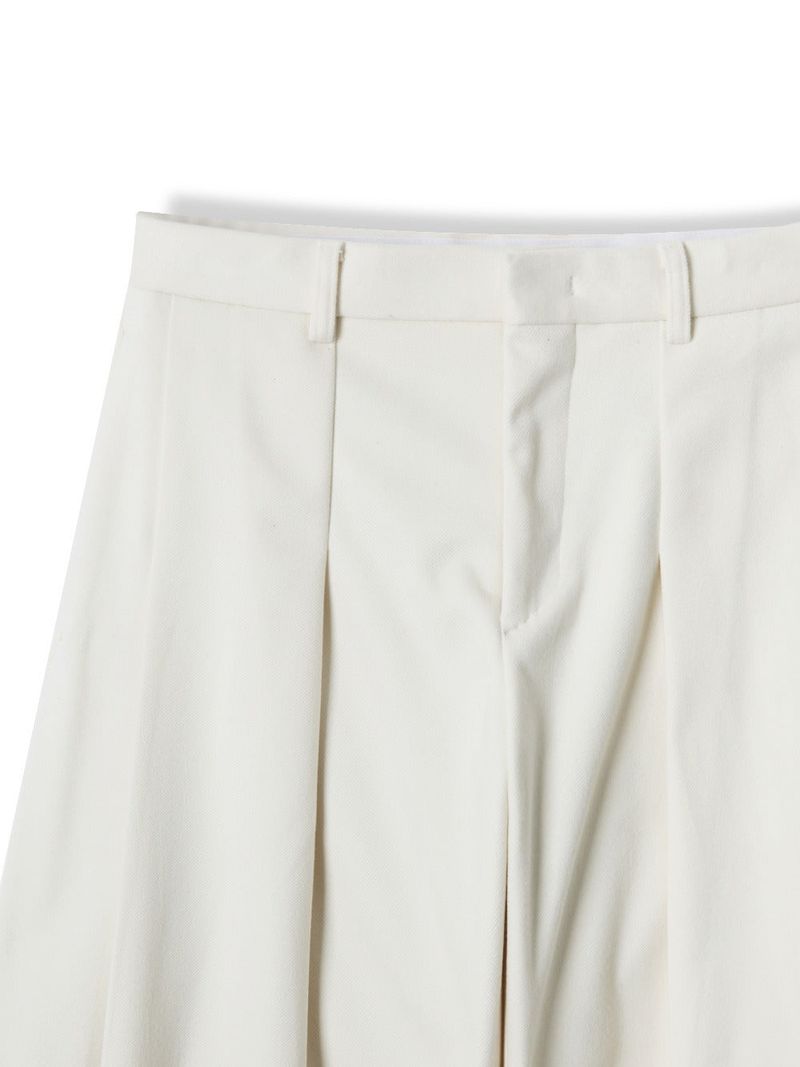 ASCLO Wool Deep Tuck Wide Slacks (3color)