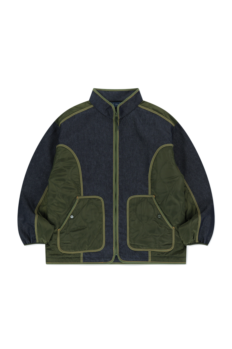 QUILTED DENIM JACKET