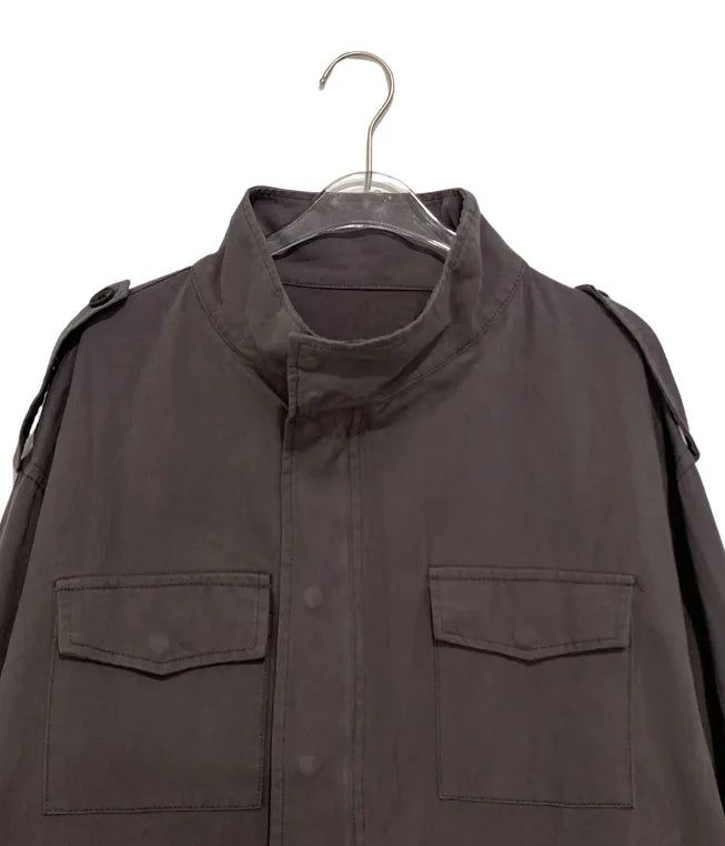 [unisex] Fleur High-Neck String Field Jacket