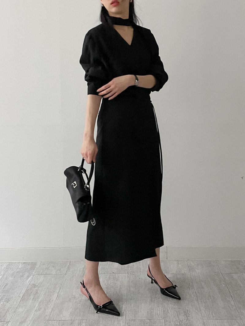 O-ring H-line wrap skirt