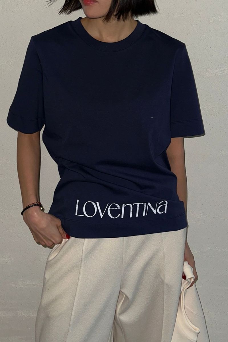 MULTI PRINTING TEE_NAVY