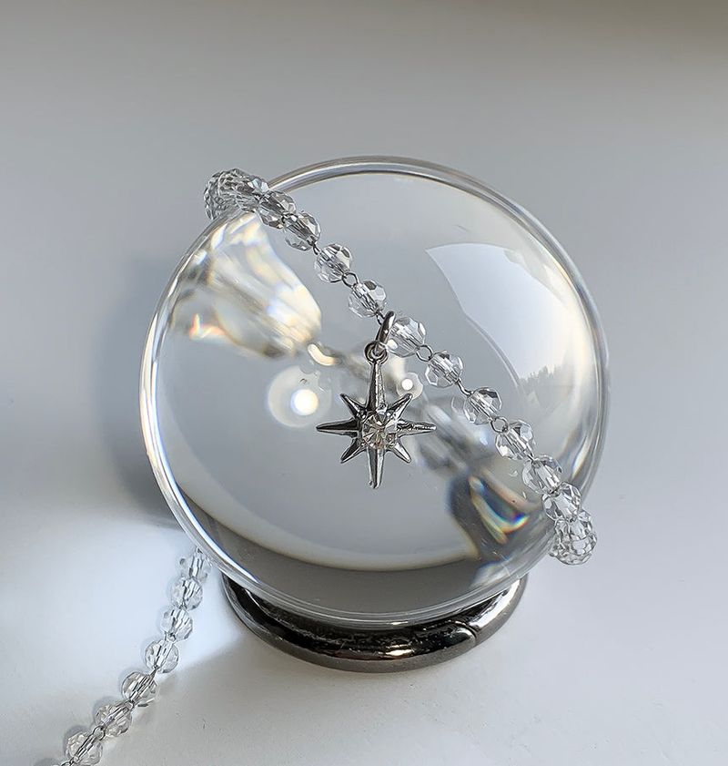 Crystal point necklace