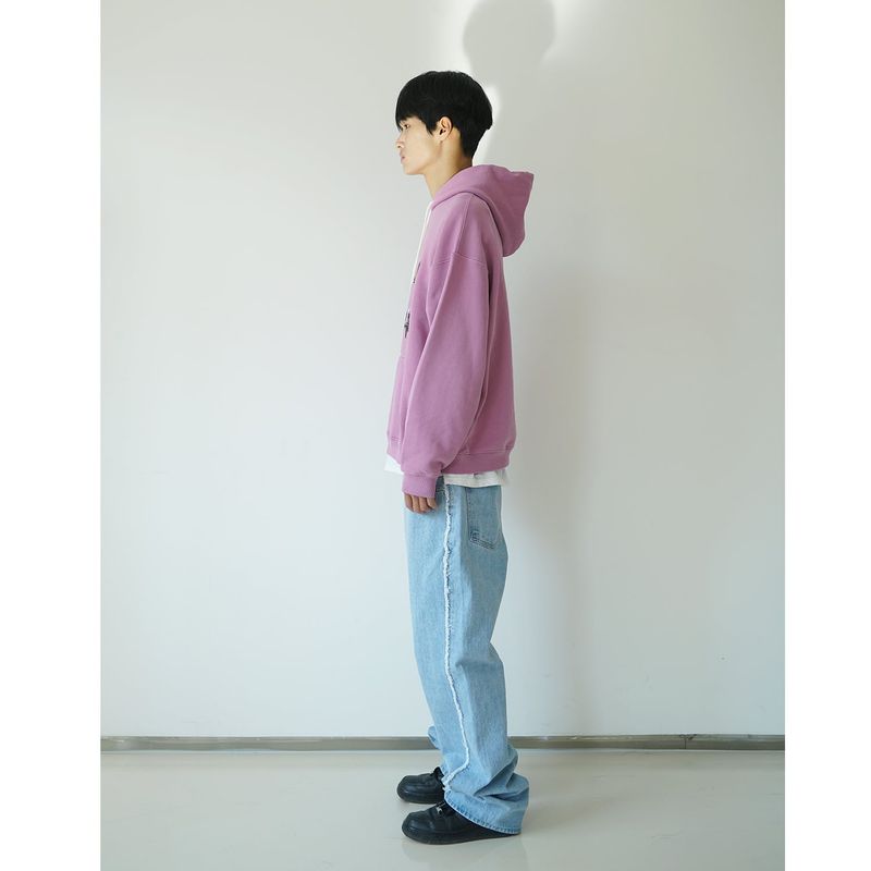 Curved Side Line Denim / Light Blue
