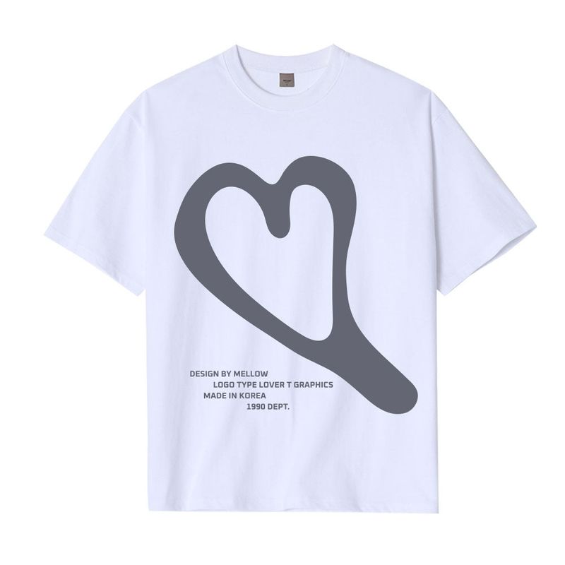 mellowconcept（メロウコンセプト）の「U99 ラバーTシャツ White(gray)（トップス）」