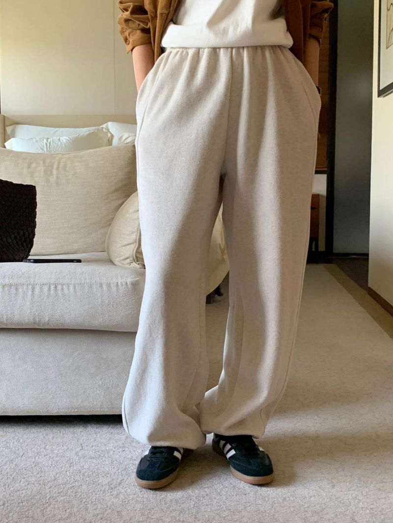 [Wool fleece] Eggdon string two-way pants
