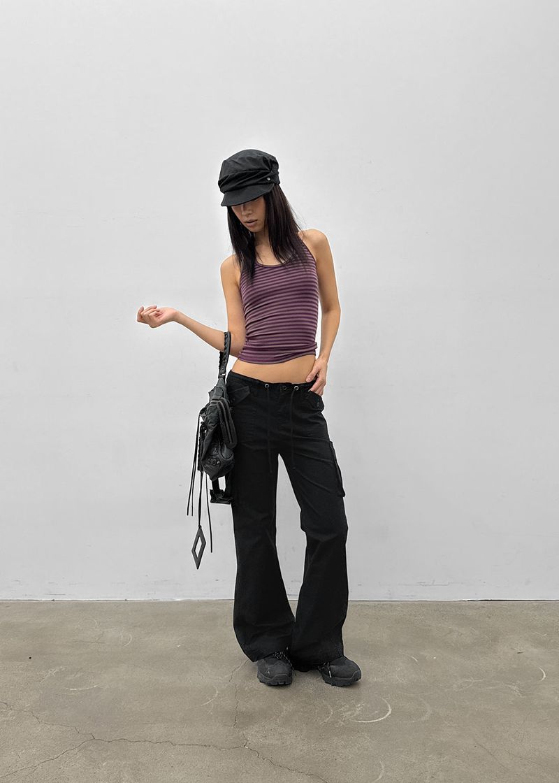 BLACKUP（ブラックアップ）の「[MADE] キューペットストリングセミブーツカットコットンパンツ（パンツ）」