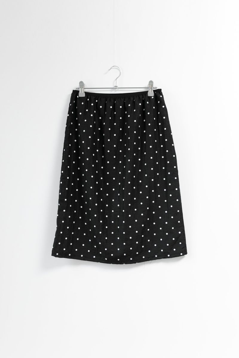 linen dot midi skirt(2colors)