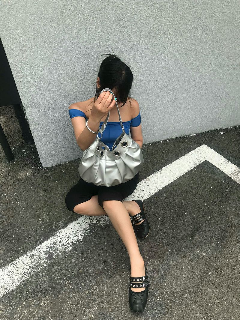 アイレットバルーンバッグ(silver)