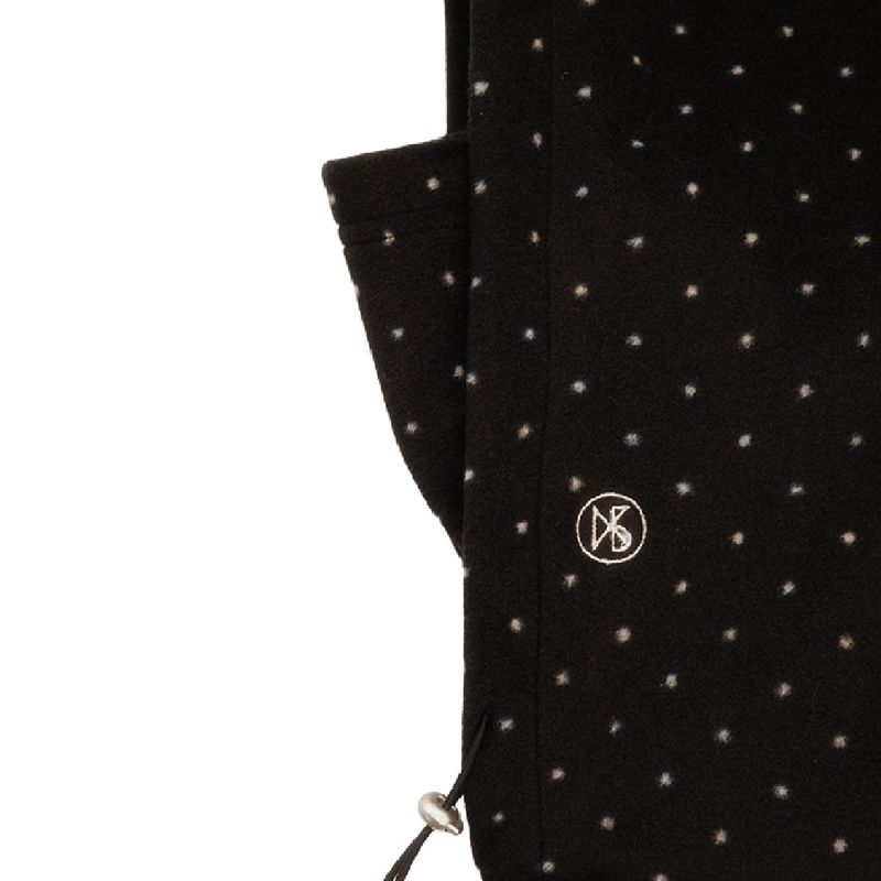 PolarFleece Balaclava (Mini dot black)