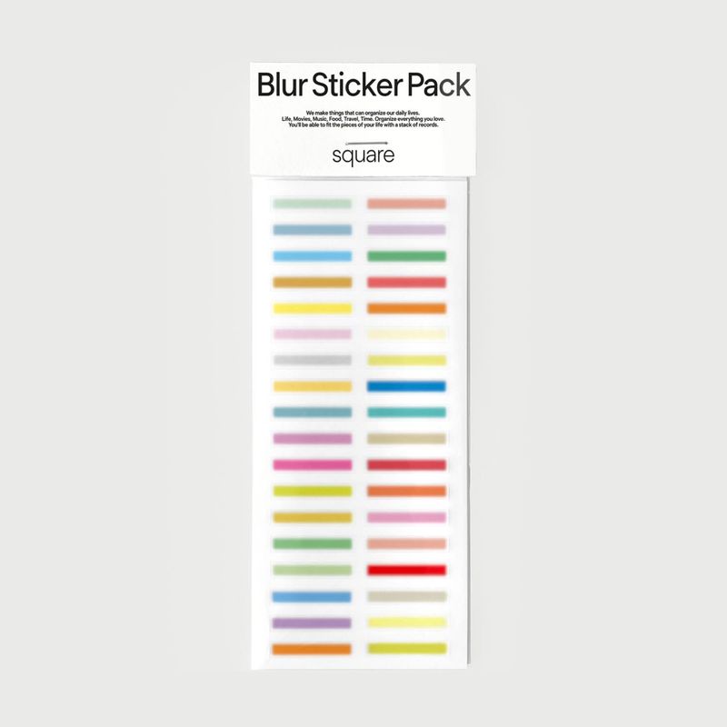 Organize a bit(オーガイナズ ア ビット)の「oab blur sticker pack square(Smartphone Accessories)」