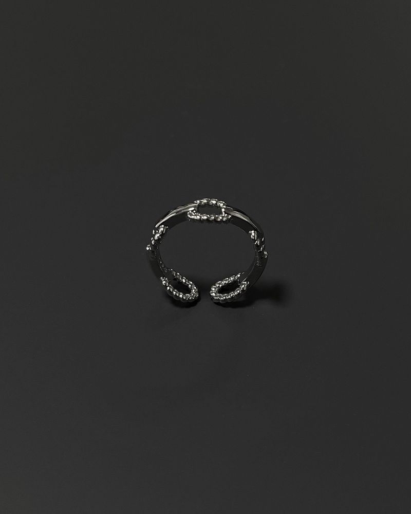 tangle chain ring (925silver)