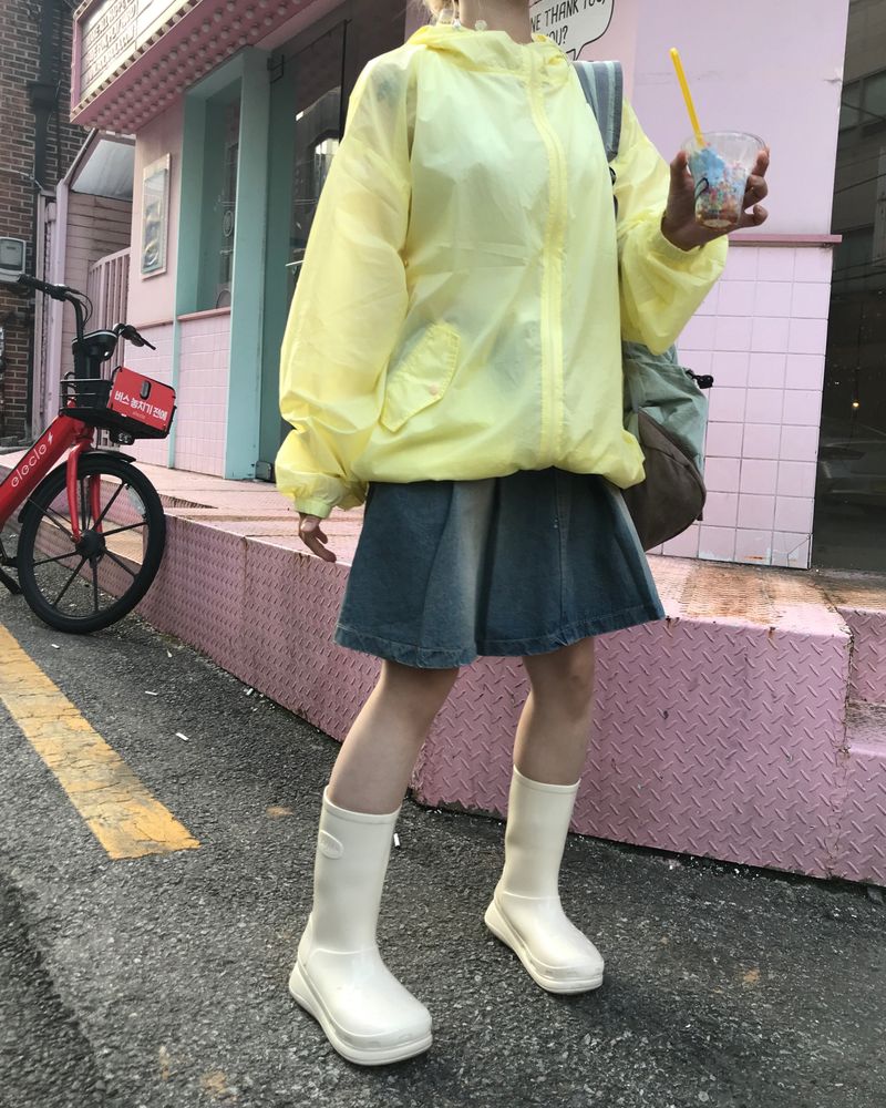 Summer Brick Hood Windbreaker
