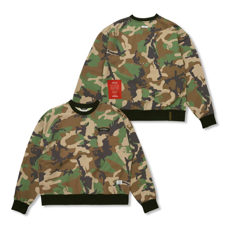 STIGMA(スティグマ)の「Wind Breaker Oversized Crewneck Camouflage(Tops)」