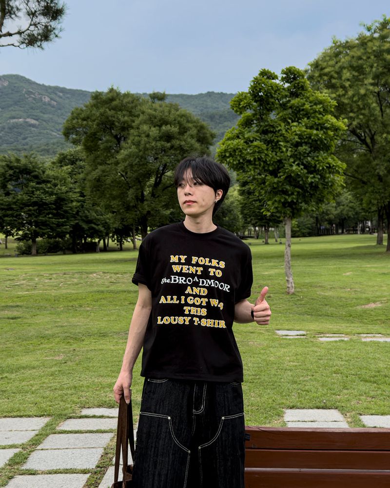 Broden Lettering Printed Short Sleeve