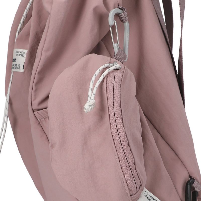ID Packable String Backpack 18L / Dusty Pink
