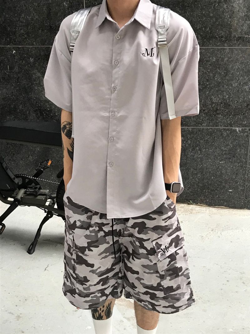 シティルーズフィットハーフシャツ (2color) 
