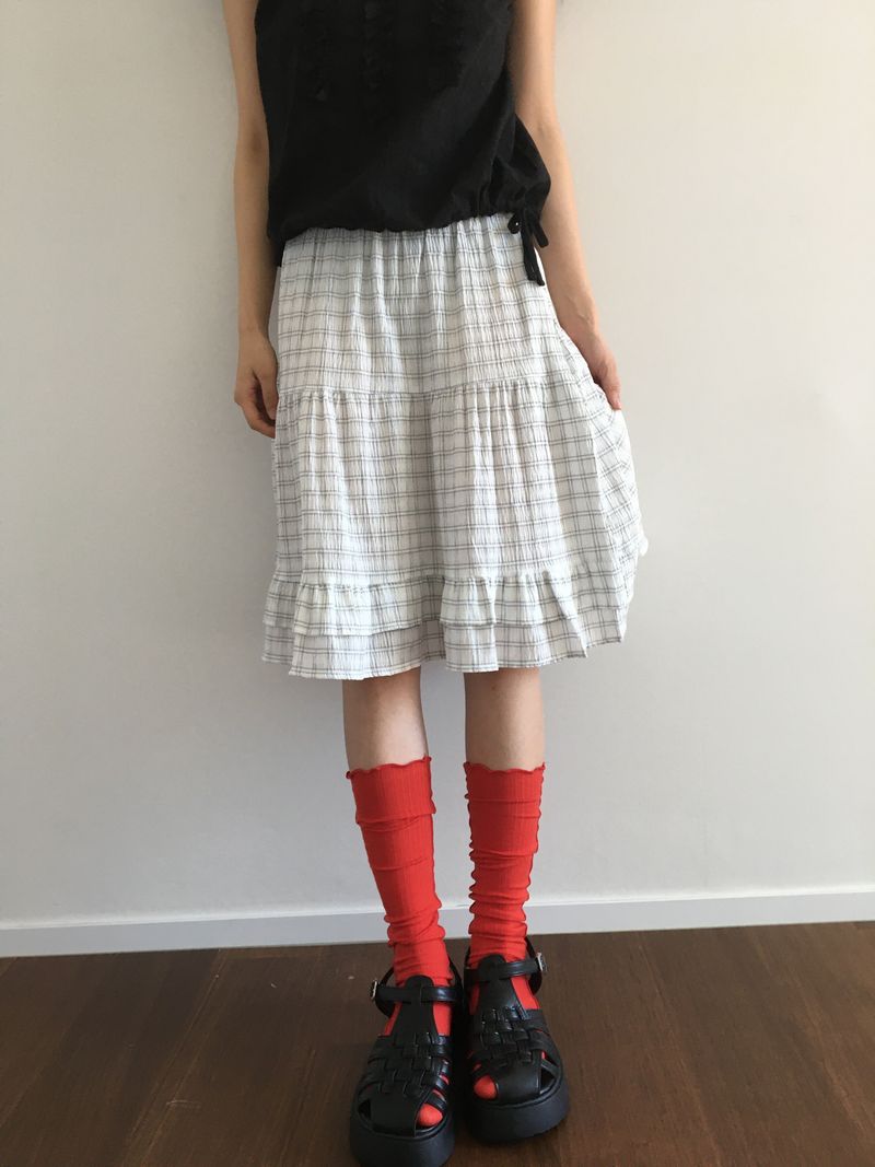 Popping Tencel Knee Socks (4color)
