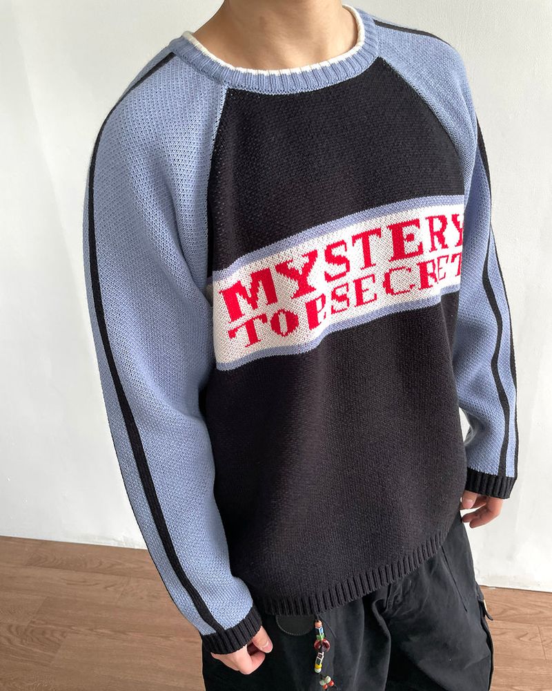 IDF（アイディーエフ）の「Rococo Raglan Line Knit（Tops）」