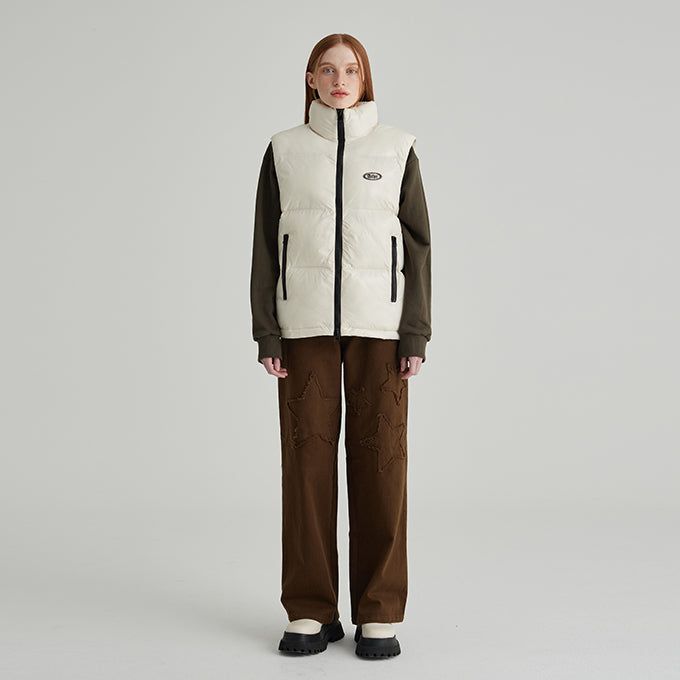 IVORY ATHR PADED VEST