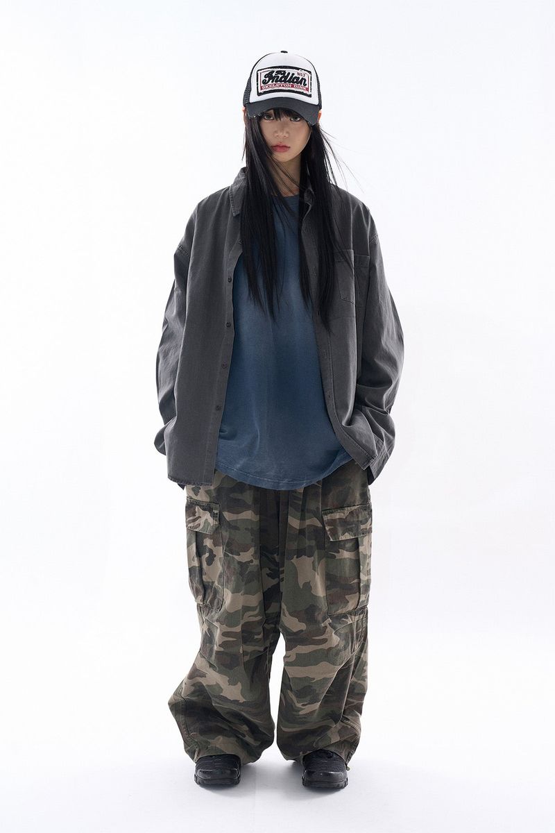 Raucohouse（ラウコハウス）の「Palmas camo banding balloon cargo pants（Pants）」