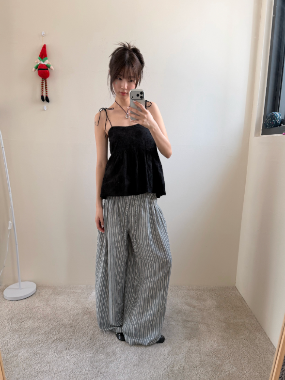 pattern string sleeveless