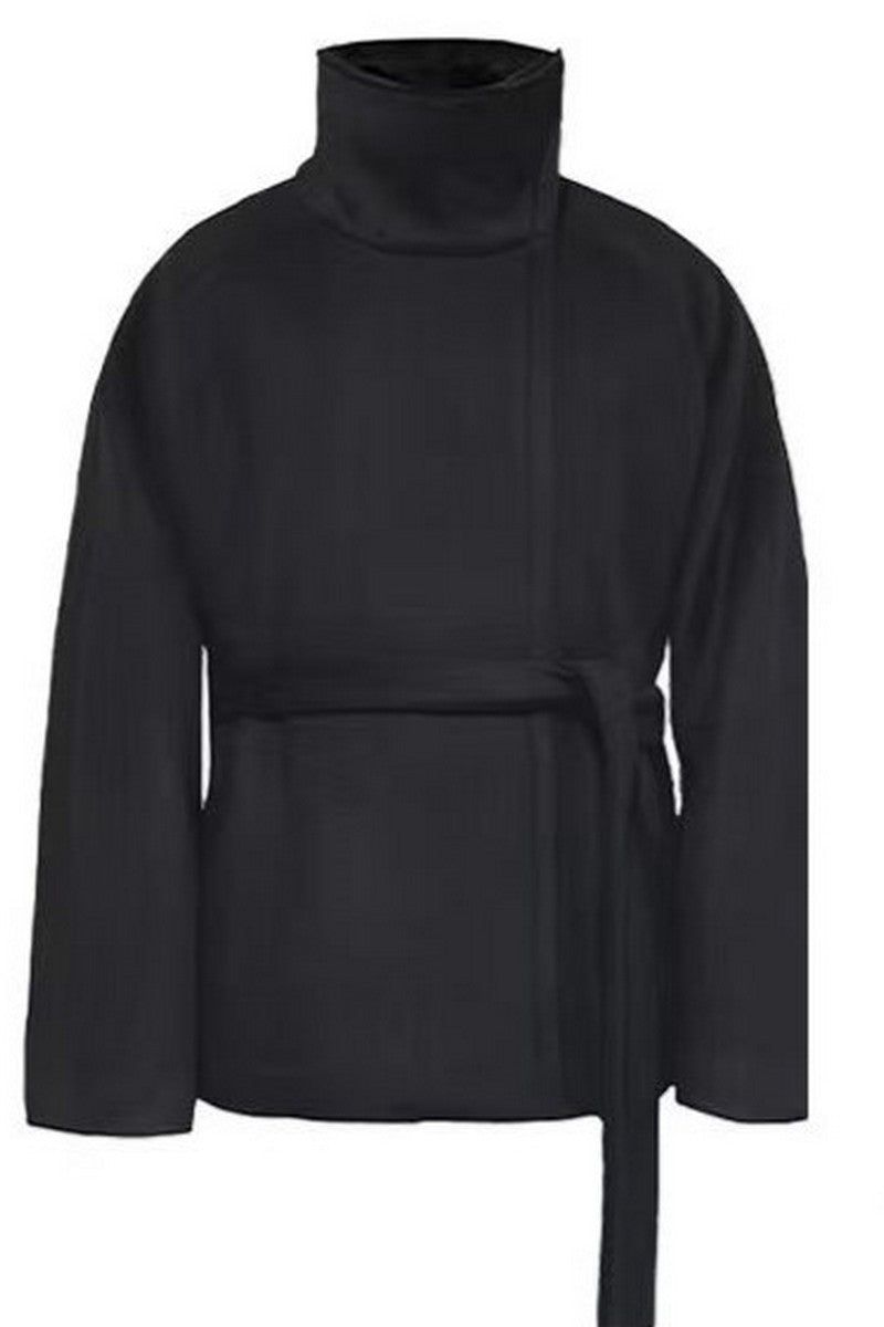 Asymmetric Zip Coat