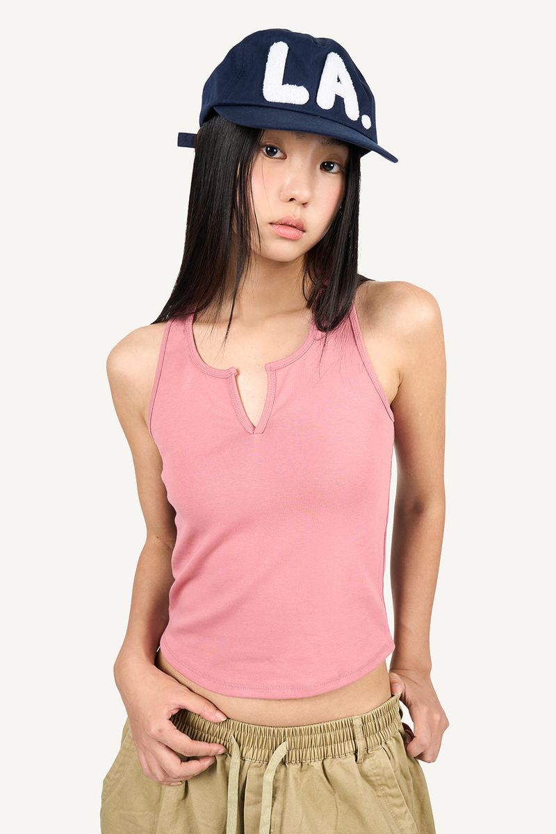 LA Boucle Lettering Flat Ball Cap