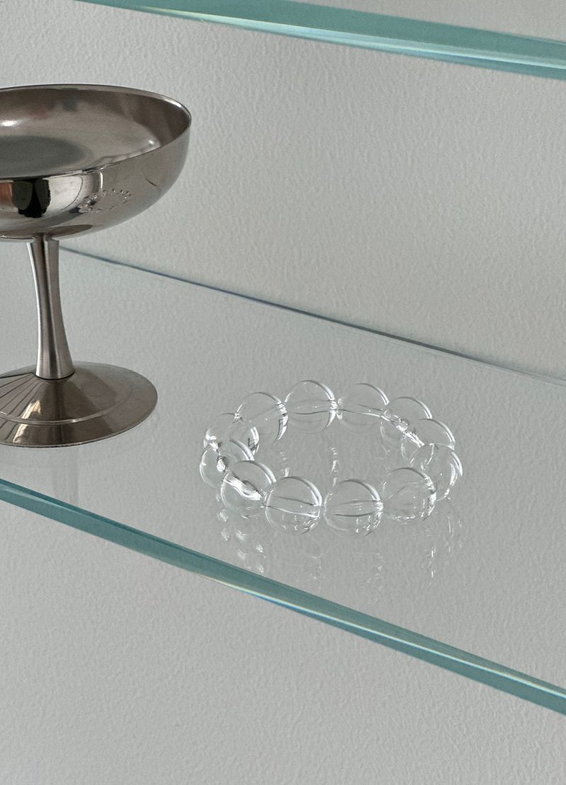 big ball strap - clear