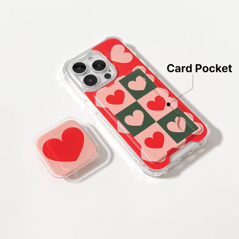 Heart Pattern (Card Pocket Case)