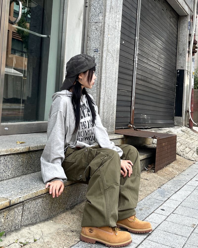 Ren Vintage Detail Cargo Pants