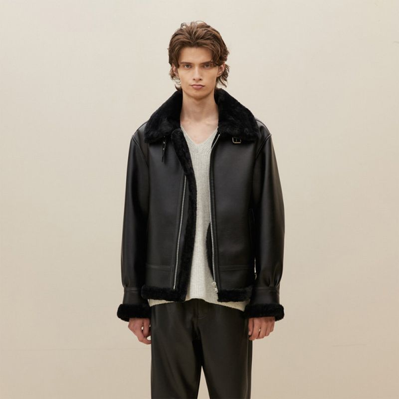 SPERONE(スペロネ)の「FAKE B3 MUSTANG JACKET MEN (BLACK)(Jackets/Outerwear)」