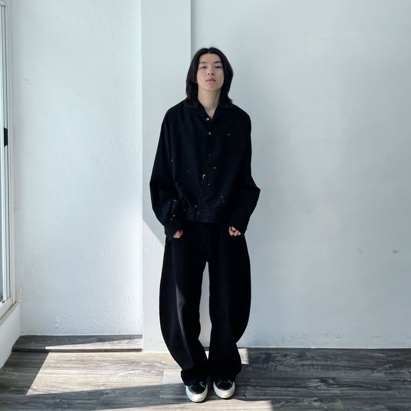 Classic Whisker Curved Pants