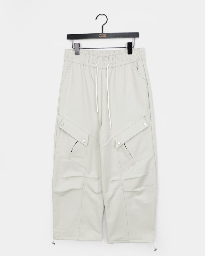 Daon Big-pocket Two-way Fleece Cargo Pants