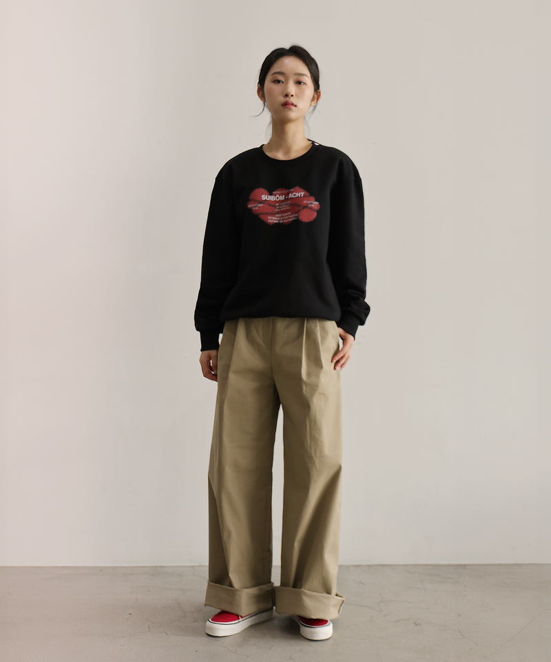 Infinite Hearts Sweatshirt - Black