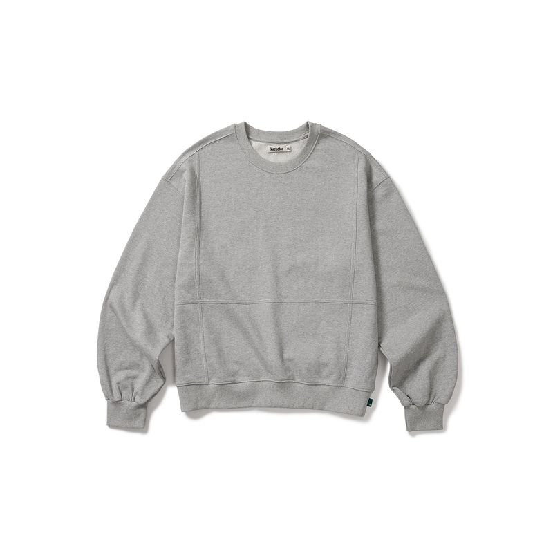karactor（カラクター）の「Crumple sweatshirt / Melange gray（Tops）」