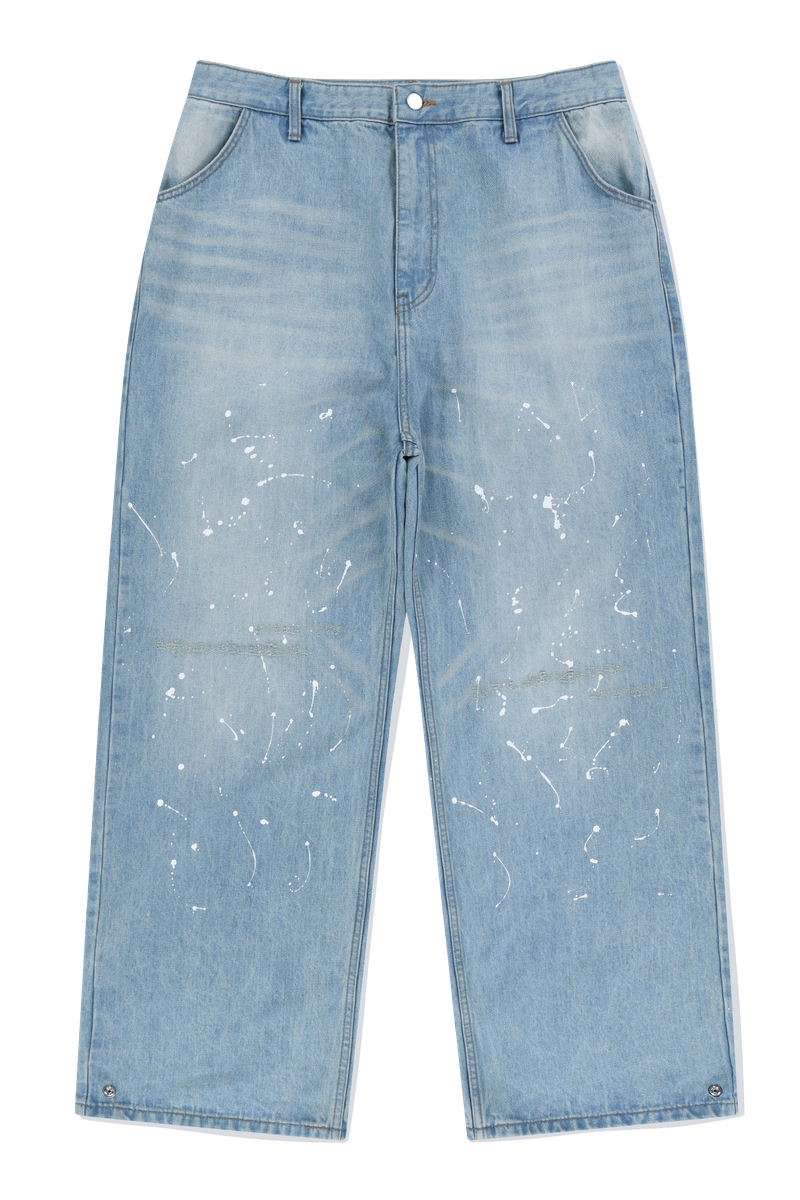 SPLASH PAINTING DENIM PANTS